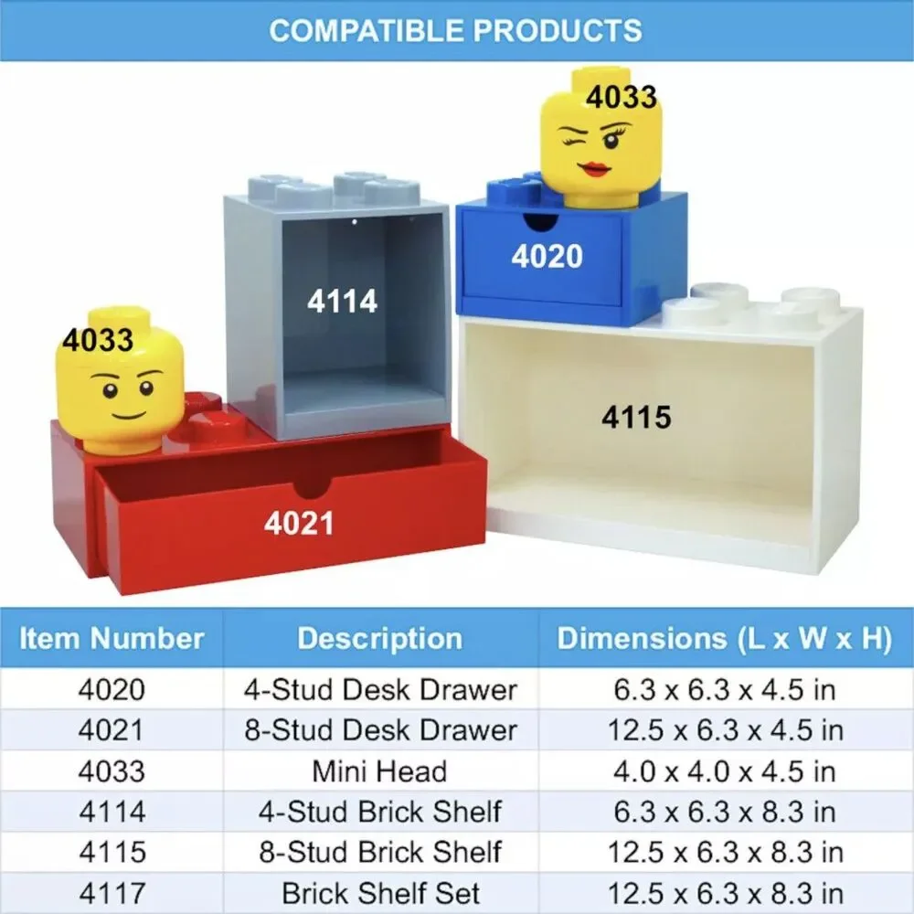 Lego white knob